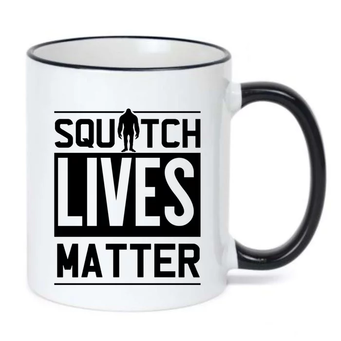 Funny Bigfoot Joke Meme Gift Squatch Lives Matter Great Gift Black Color Changing Mug