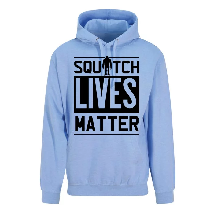 Funny Bigfoot Joke Meme Gift Squatch Lives Matter Great Gift Unisex Surf Hoodie