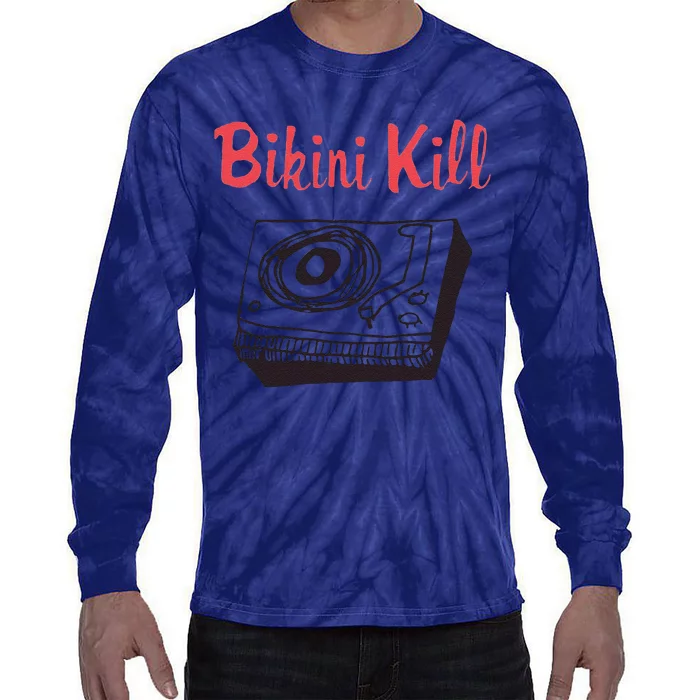 Funny Bikini Kill Vintage Album Inspired Tie-Dye Long Sleeve Shirt