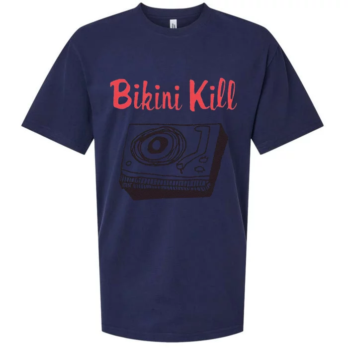 Funny Bikini Kill Vintage Album Inspired Sueded Cloud Jersey T-Shirt