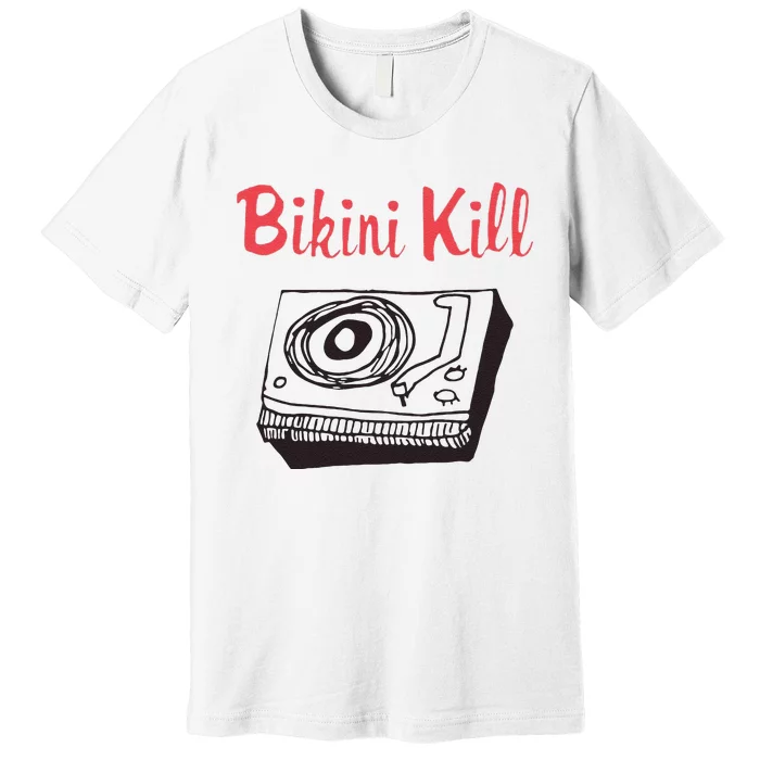 Funny Bikini Kill Vintage Album Inspired Premium T-Shirt