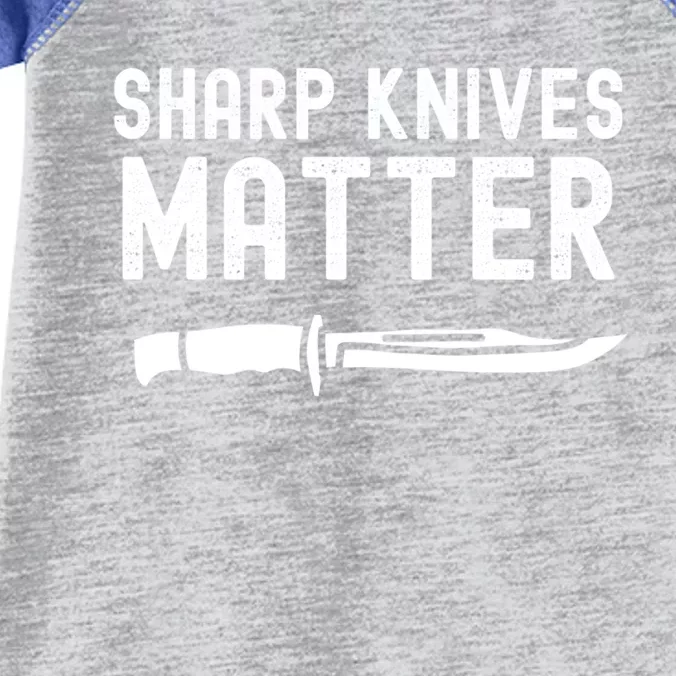 Funny Bladesmith Knifemaker Sharp Knives Matter Activist Gift Infant Baby Jersey Bodysuit