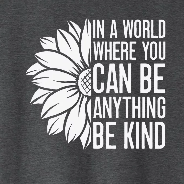 Flower Be Kind Unity Day Orange Anti Bullying Unity Day Women's Crop Top Tee