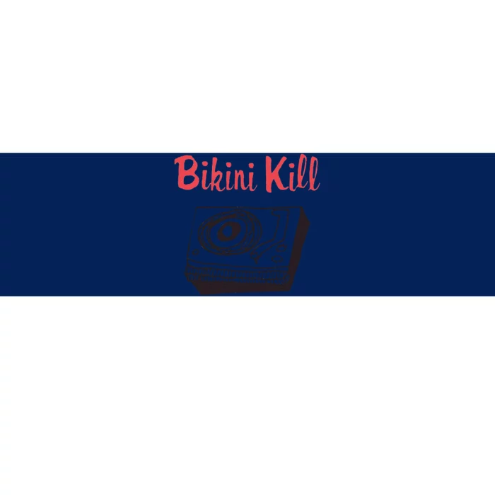 Funny Bikini Kill Vintage Album Inspired Bumper Sticker