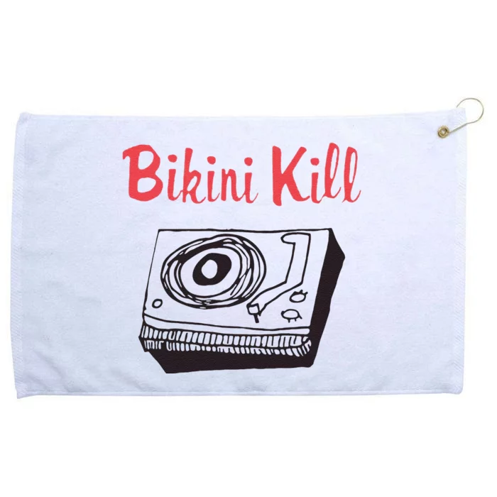 Funny Bikini Kill Vintage Album Inspired Grommeted Golf Towel