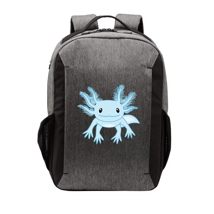 Funny Blue Kawaii Axolotl Anime Vector Backpack