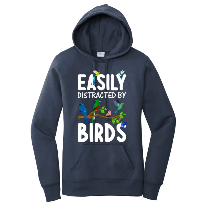 Funny Bird Lover Art Ornithology Bird Watcher Gift Women's Pullover Hoodie