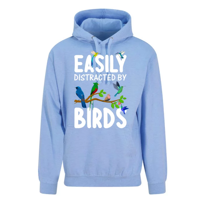 Funny Bird Lover Art Ornithology Bird Watcher Gift Unisex Surf Hoodie