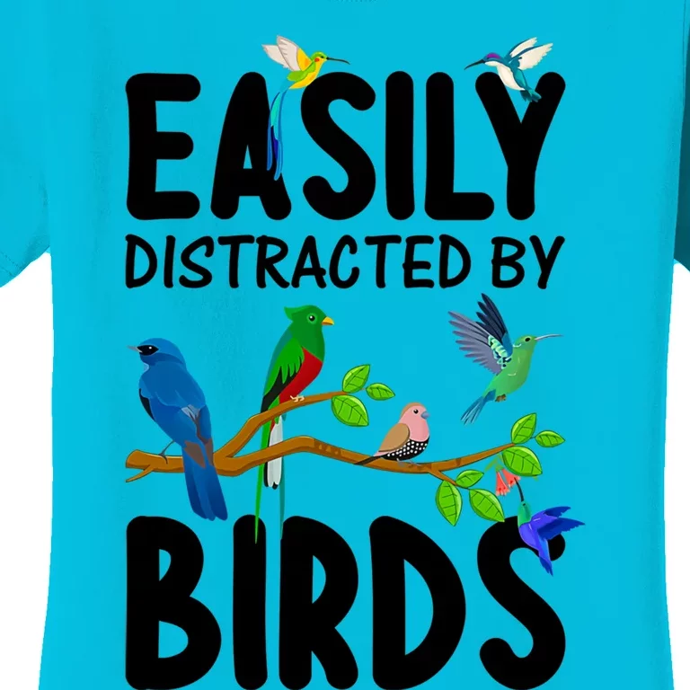 Funny Bird Lover Art Ornithology Bird Watcher Cool Gift Women's T-Shirt