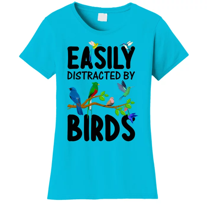 Funny Bird Lover Art Ornithology Bird Watcher Cool Gift Women's T-Shirt