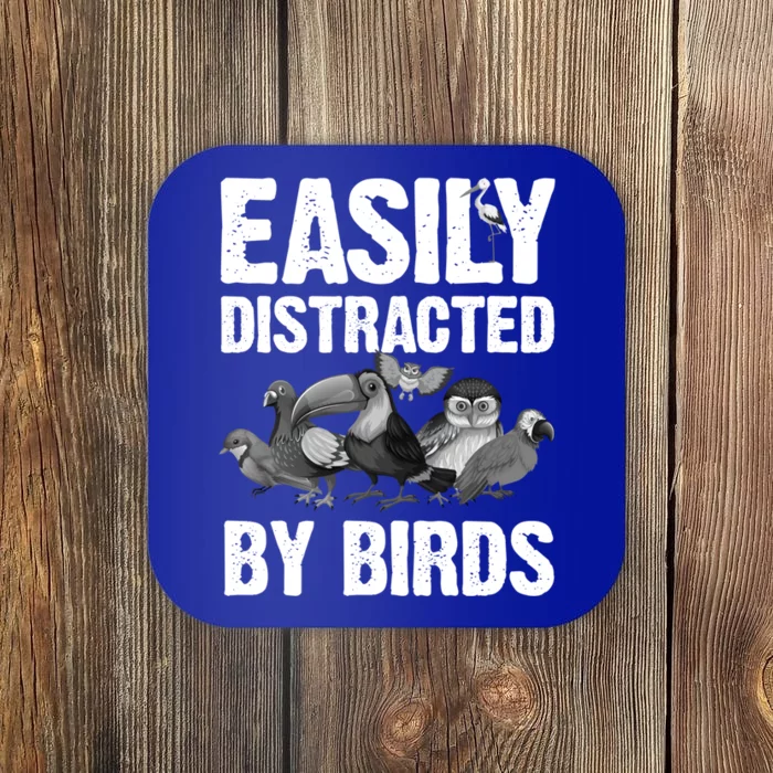 Funny Bird Lover Art Ornithology Bird Watcher Gift Coaster