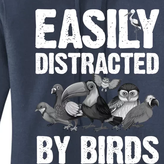 Funny Bird Lover Art Ornithology Bird Watcher Gift Women's Pullover Hoodie