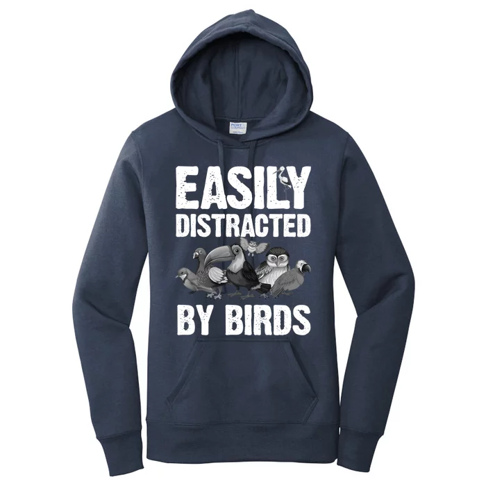 Funny Bird Lover Art Ornithology Bird Watcher Gift Women's Pullover Hoodie