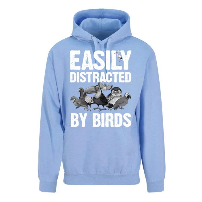 Funny Bird Lover Art Ornithology Bird Watcher Gift Unisex Surf Hoodie