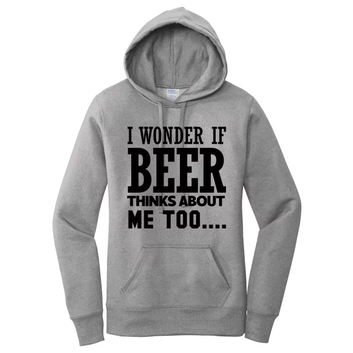 Funny Beer Lover Phrase Women's Pullover Hoodie