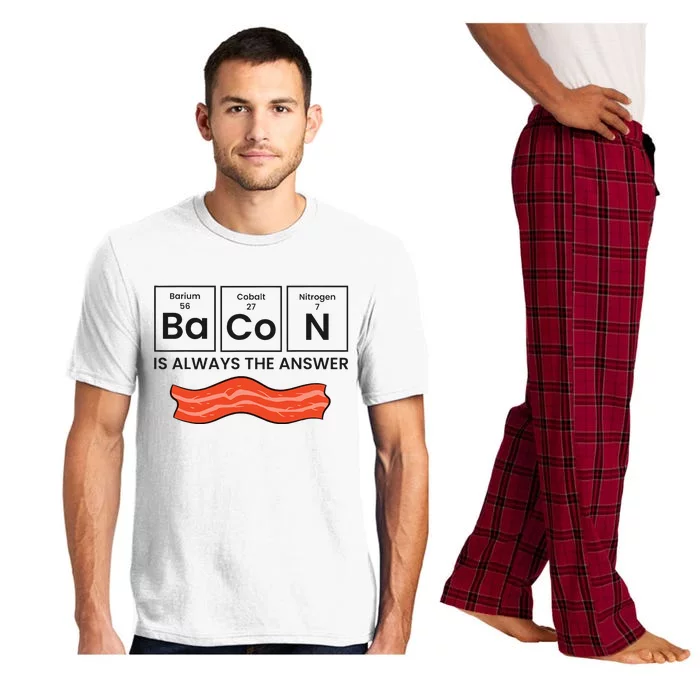 Funny Bacon Lover Bacon Is Always The Answer Pajama Set