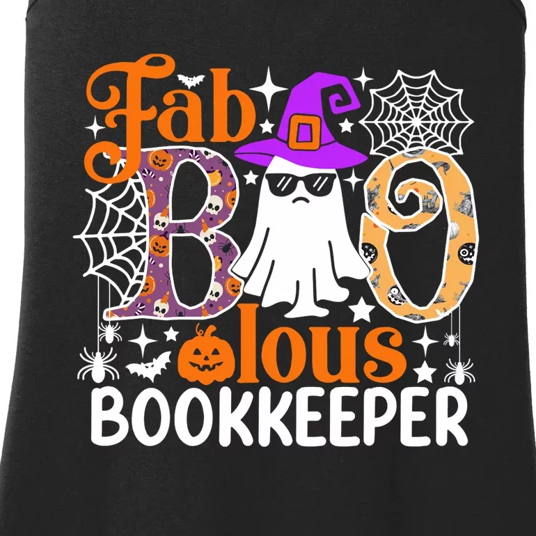 Fab Boo Lous Bookkeeper Funny Halloween Costume Ladies Essential Tank