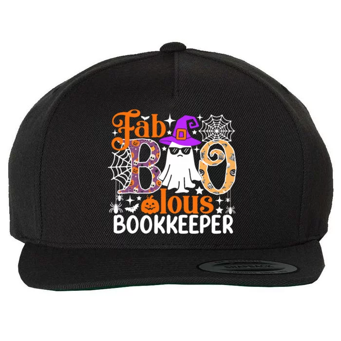 Fab Boo Lous Bookkeeper Funny Halloween Costume Wool Snapback Cap