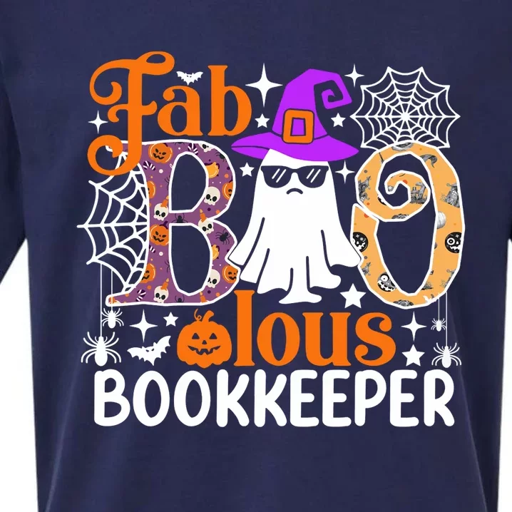 Fab Boo Lous Bookkeeper Funny Halloween Costume Sueded Cloud Jersey T-Shirt