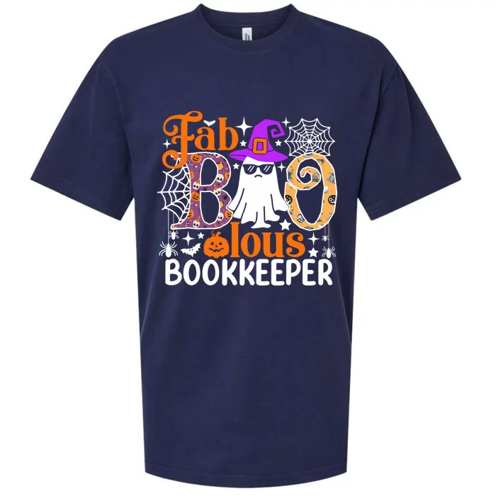 Fab Boo Lous Bookkeeper Funny Halloween Costume Sueded Cloud Jersey T-Shirt