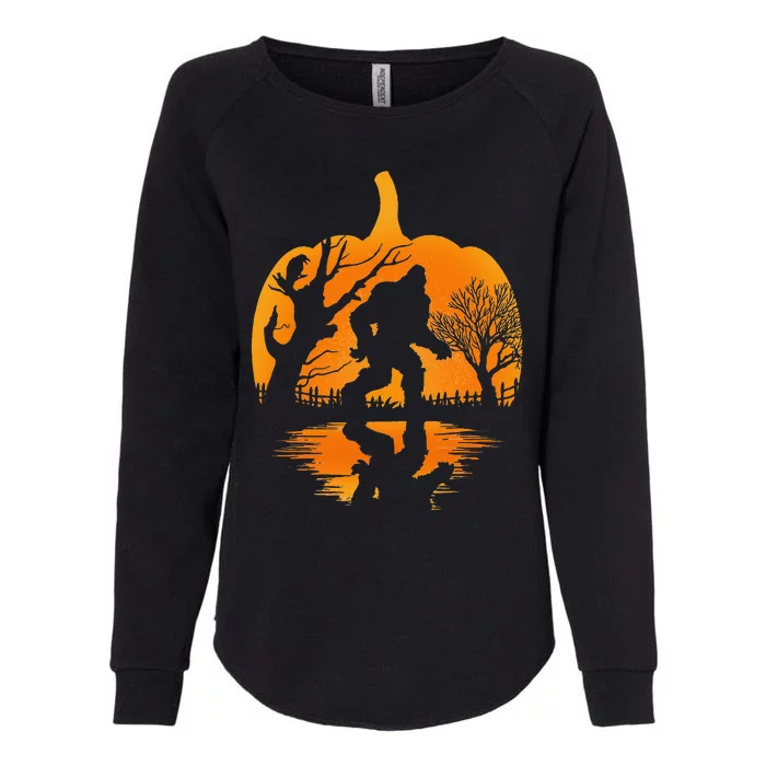 Funny Bigfoot Lover Halloween Halloween Womens California Wash Sweatshirt