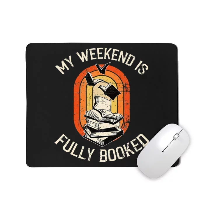 Funny Book Lover Retro Reading Lover Mousepad