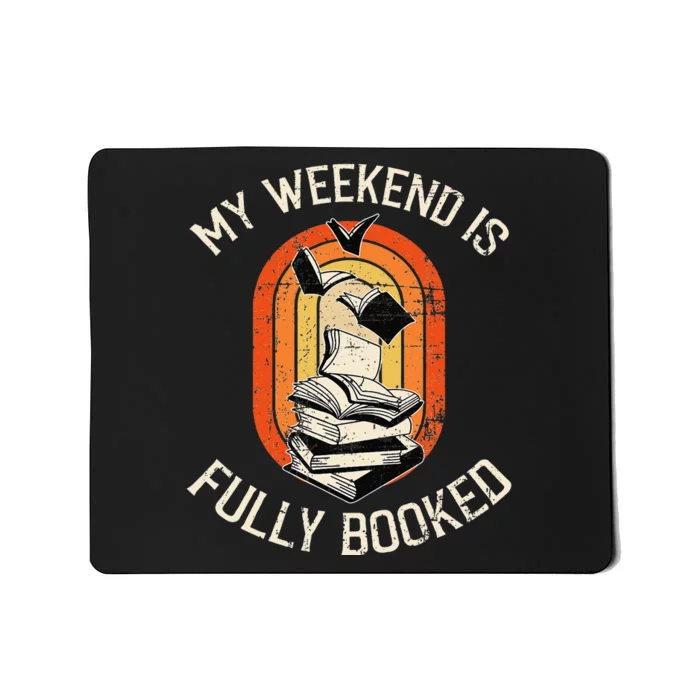 Funny Book Lover Retro Reading Lover Mousepad