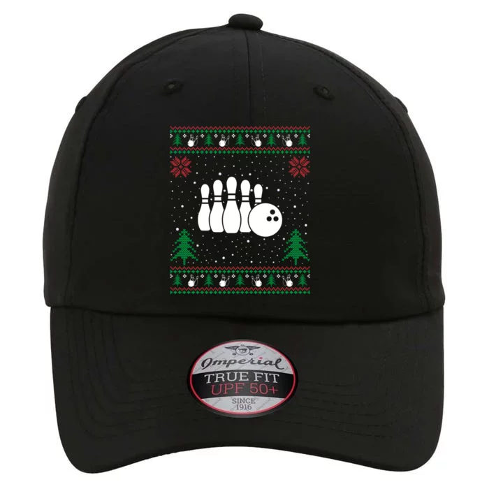 Funny Bowling Lovers Santa Hat Ugly Christmas Sweater Cute Gift The Original Performance Cap