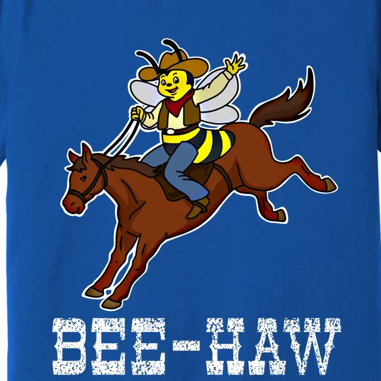 Funny Bee Lover Cow Horse Rodeo Gift Premium T-Shirt