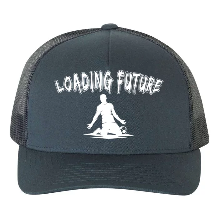 Football Birthday Loading Future Cool Gift Yupoong Adult 5-Panel Trucker Hat