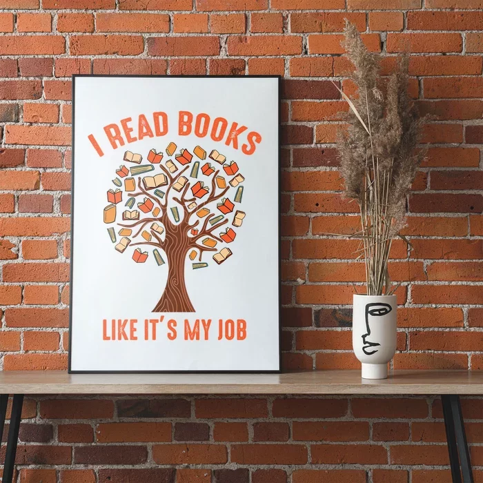 Funny Book Lover I Read Books Poster