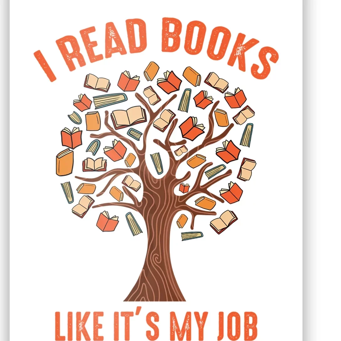 Funny Book Lover I Read Books Poster