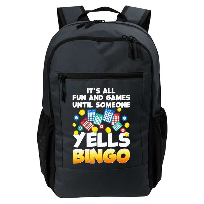 Funny Bingo Lover Design For Women Bingo Gambling Player Daily Commute Backpack