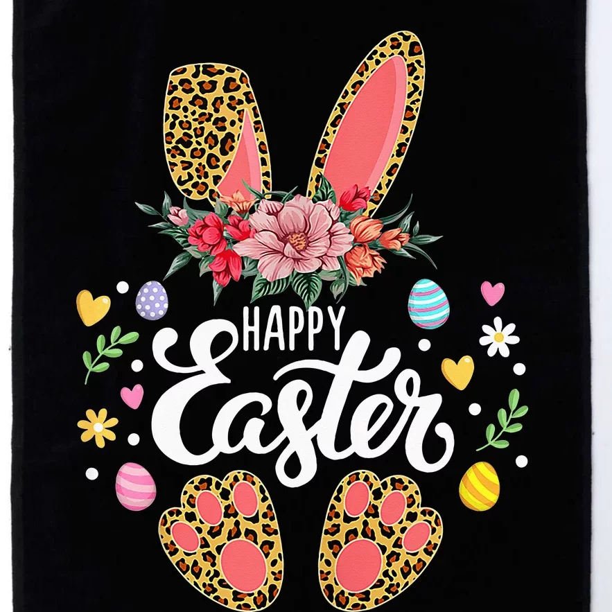 funyn Bunny Leopard Easter Egg Hunt Squad Platinum Collection Golf Towel