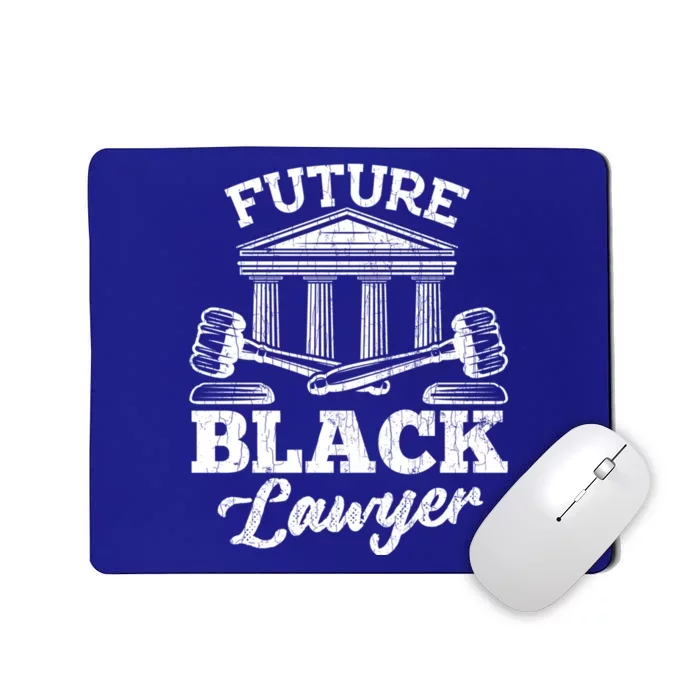 Future Black Lawyer Funny Attorney Law School Graphic Funny Gift Mousepad