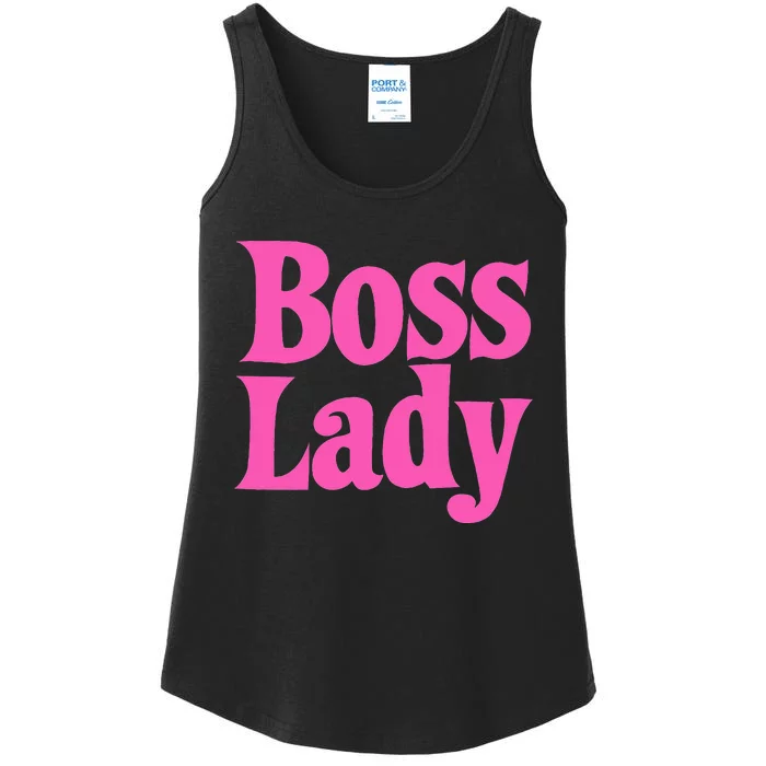 Funny Boss Lady Gift For  Cool Director Manager Ladies Essential Tank