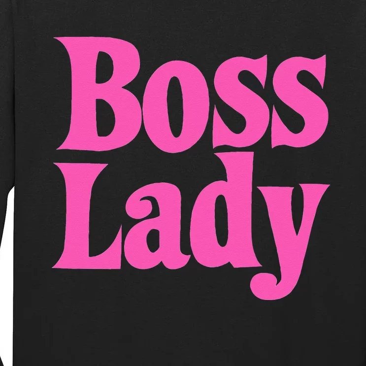 Funny Boss Lady Gift For  Cool Director Manager Tall Long Sleeve T-Shirt