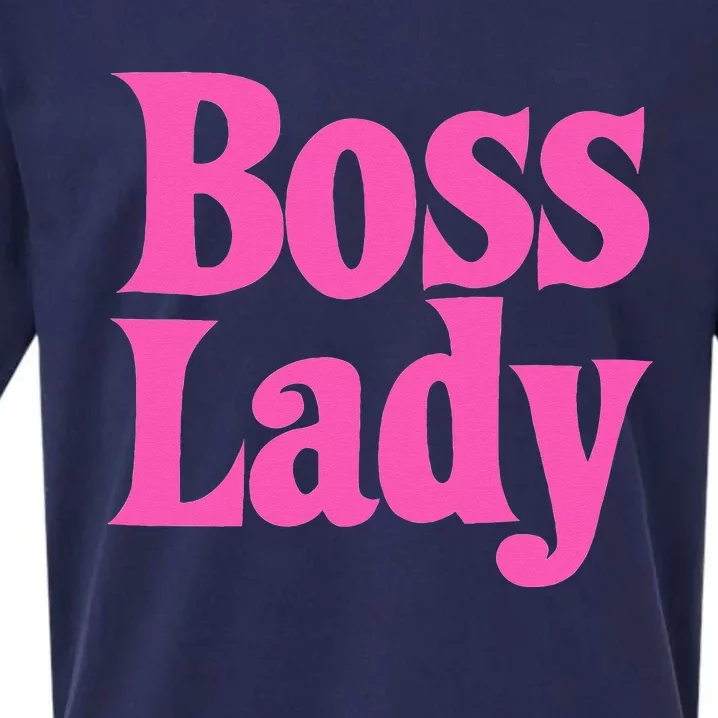 Funny Boss Lady Gift For  Cool Director Manager Sueded Cloud Jersey T-Shirt