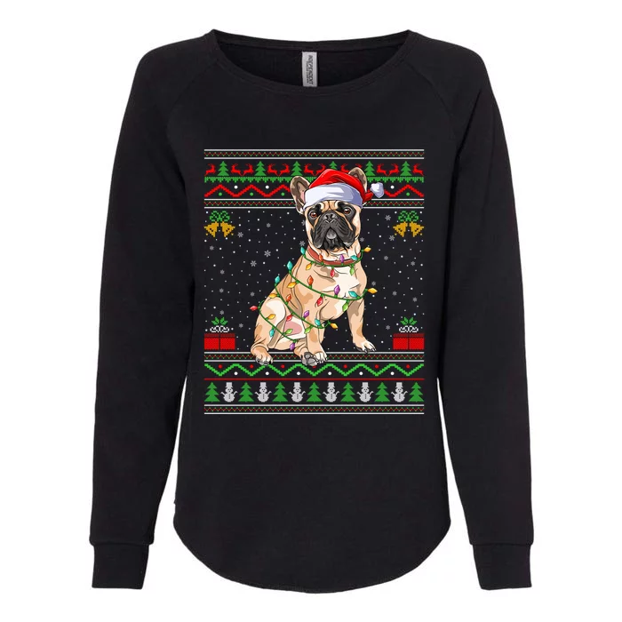 French Bulldog Lover Matching Ugly French Bulldog Christmas Gift Womens California Wash Sweatshirt