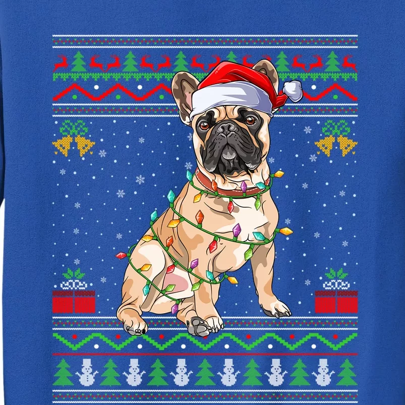 French Bulldog Lover Matching Ugly French Bulldog Christmas Gift Tall Sweatshirt