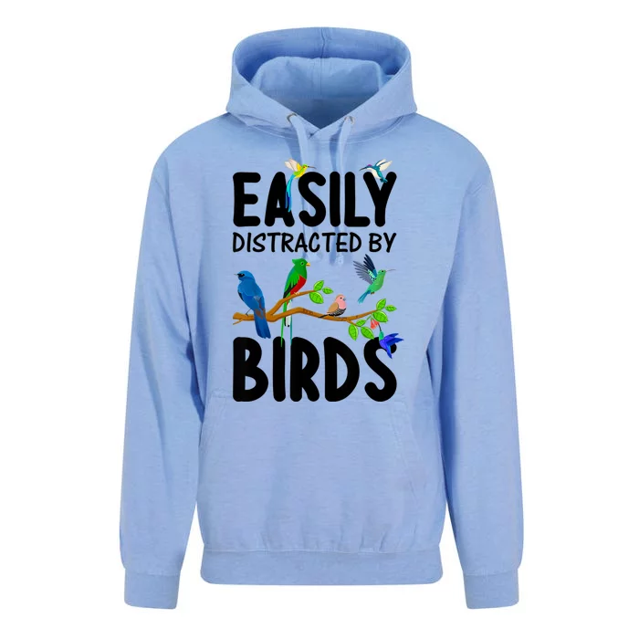 Funny Bird Lover Art For Women Ornithology Bird Watcher Unisex Surf Hoodie