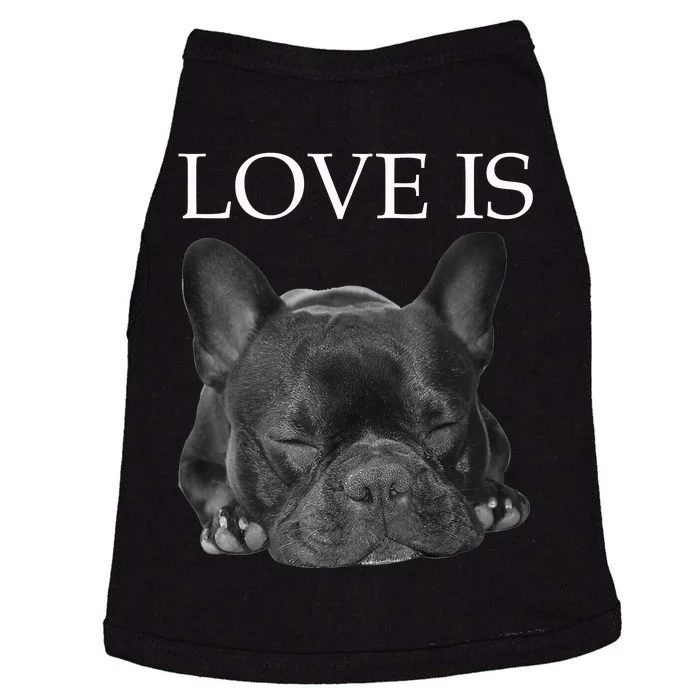 French Bulldog Love Is Cute Frenchie Dog Mom Gifts Doggie Tank