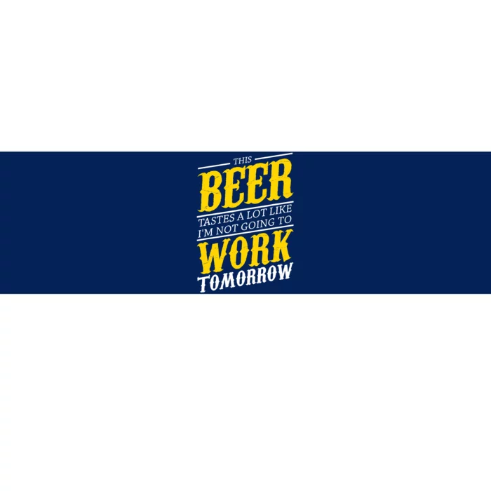 Funny Beer Lover Drinking Alcohol Drinker Gift For Bumper Sticker