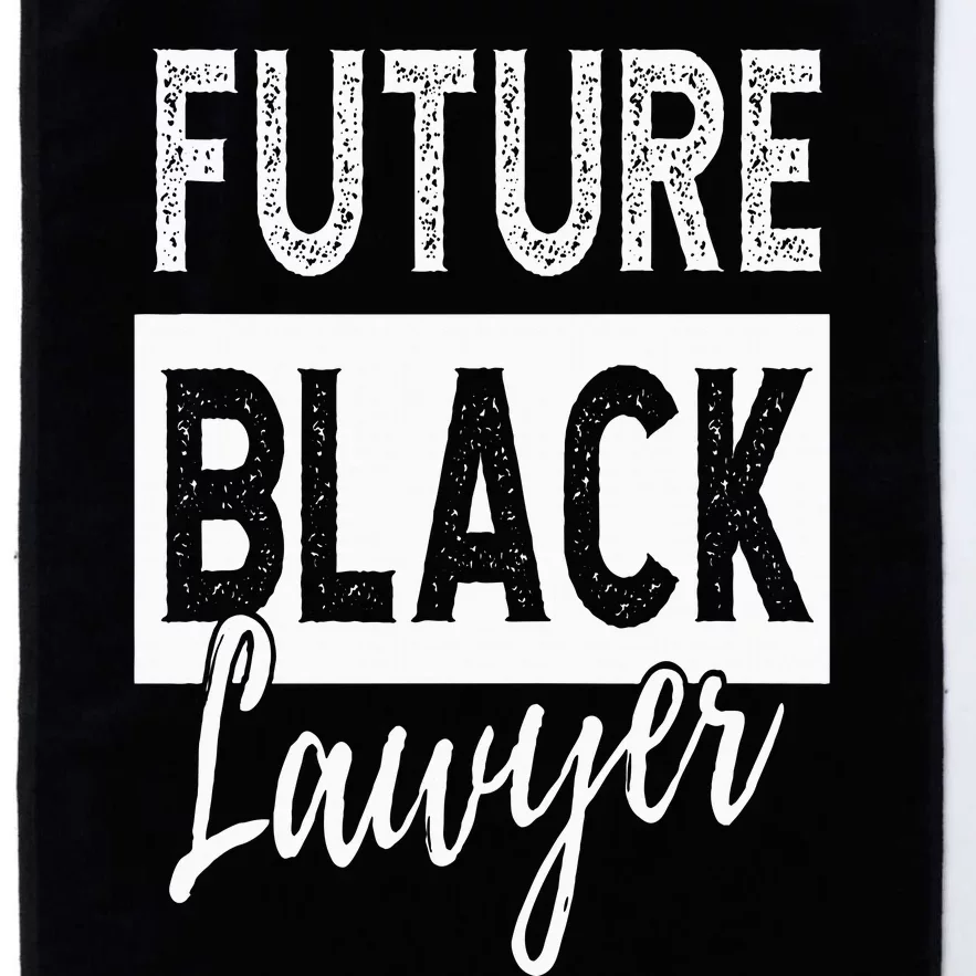 Future Black Lawyer Justice Law School Student Attorney Platinum Collection Golf Towel