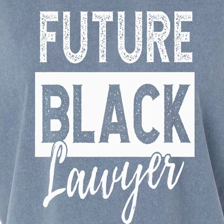 Future Black Lawyer Justice Law School Student Attorney Garment-Dyed Women's Muscle Tee