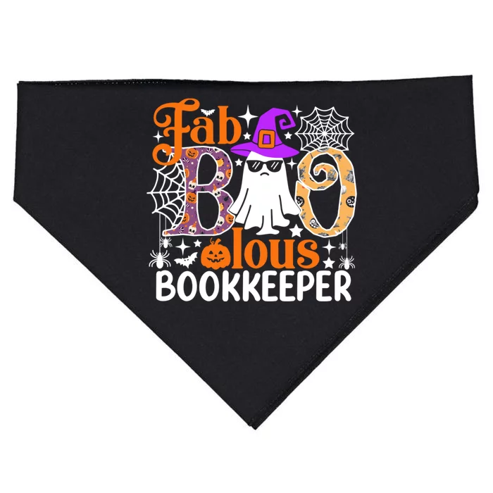 Fab Boo Lous Bookkeeper Funny Halloween Costume USA-Made Doggie Bandana