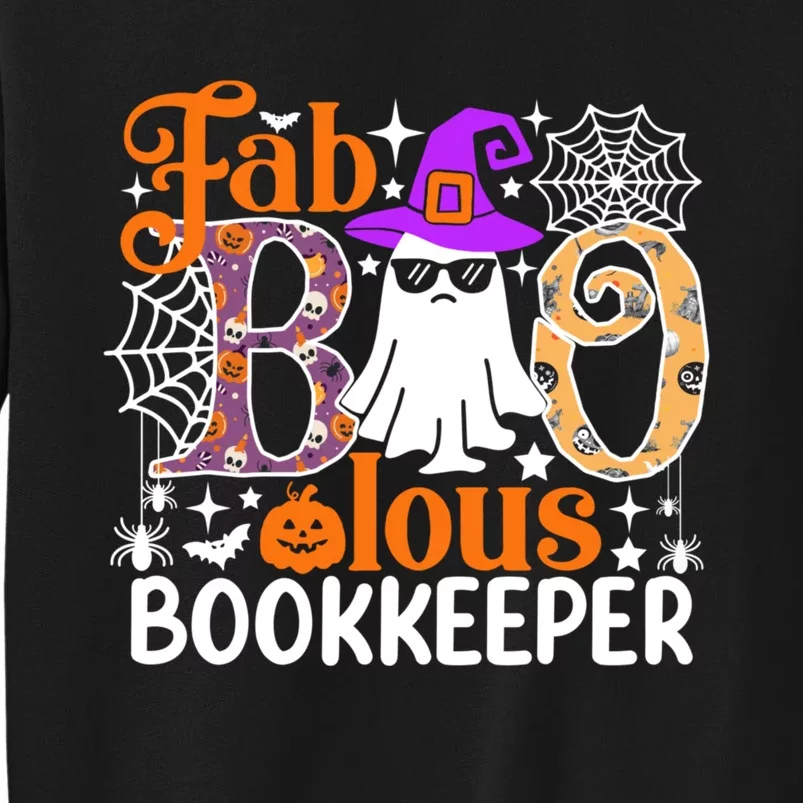 Fab Boo Lous Bookkeeper Funny Halloween Costume Sweatshirt