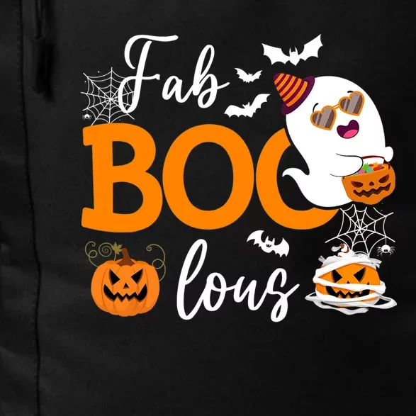 Fab Boo Lous Cute Ghost Halloween Daily Commute Backpack