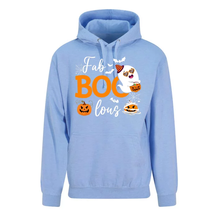 Fab Boo Lous Cute Ghost Halloween Unisex Surf Hoodie