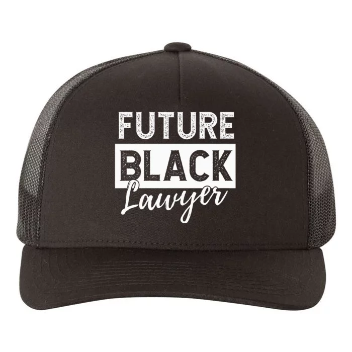 Future Black Lawyer Justice Law School Yupoong Adult 5-Panel Trucker Hat